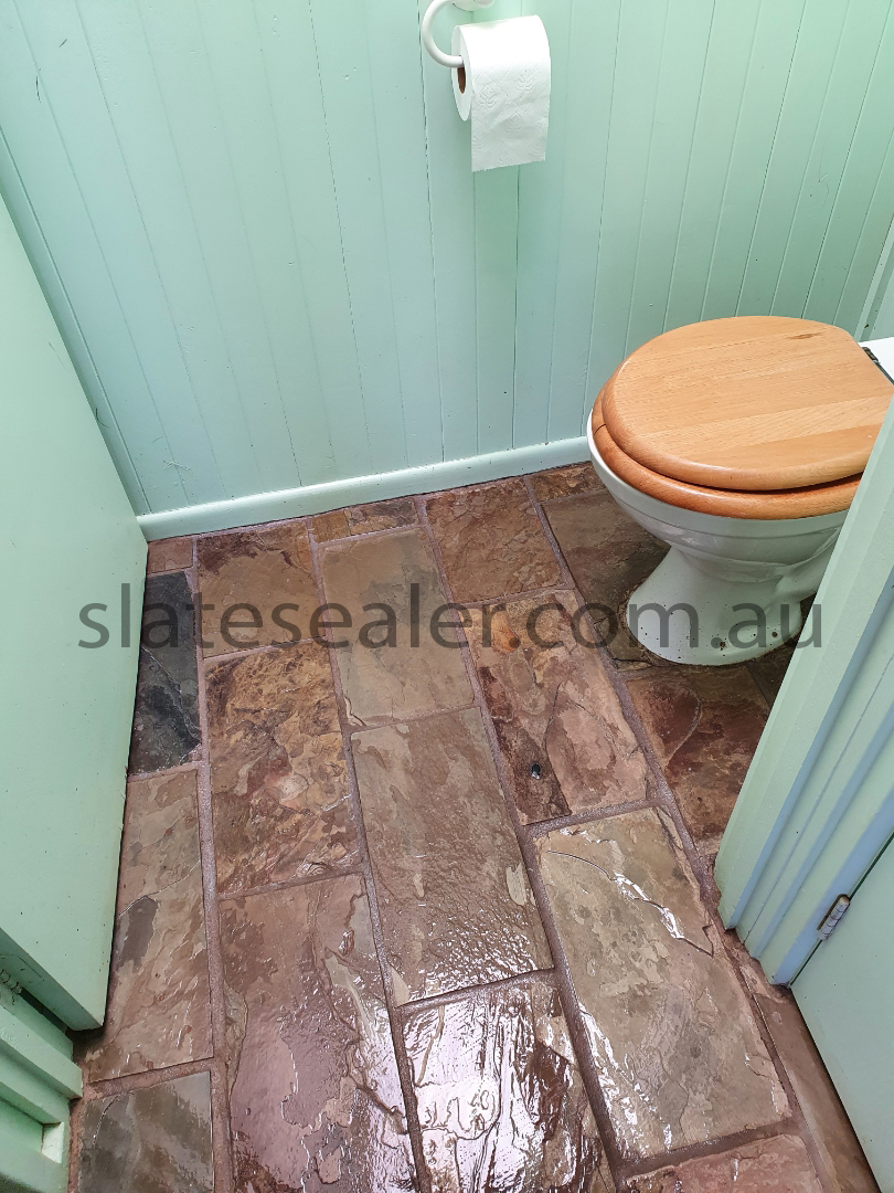  Lyons Slatestone Floor Sealing bathroom