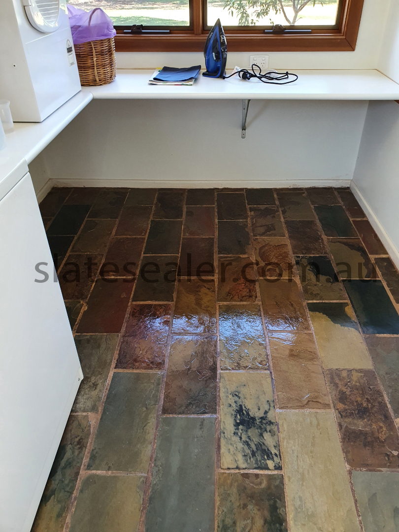 Slatestone Floor Tiles after Cleaning