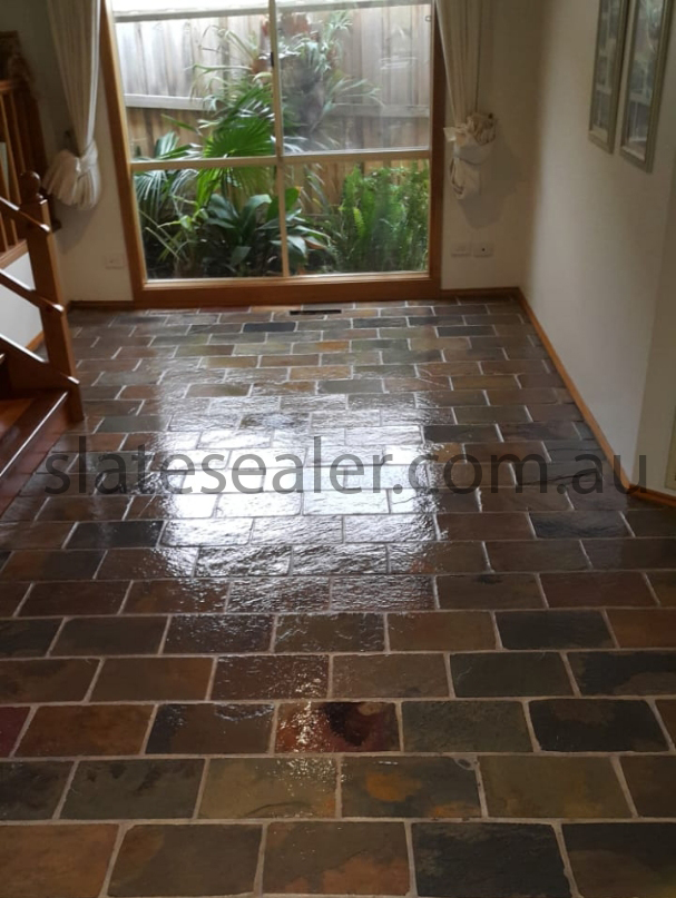  Red Hill Slatestone floor sealing