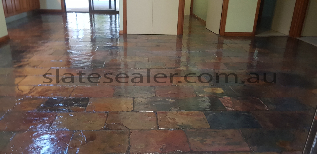  Contact Us Slatestone patio tiles before and after cleaning