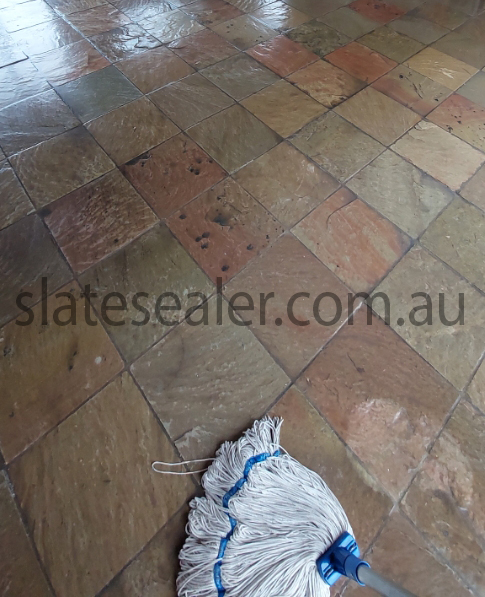  Mount Pleasant Slatestone Matt White Hall Floor Tile