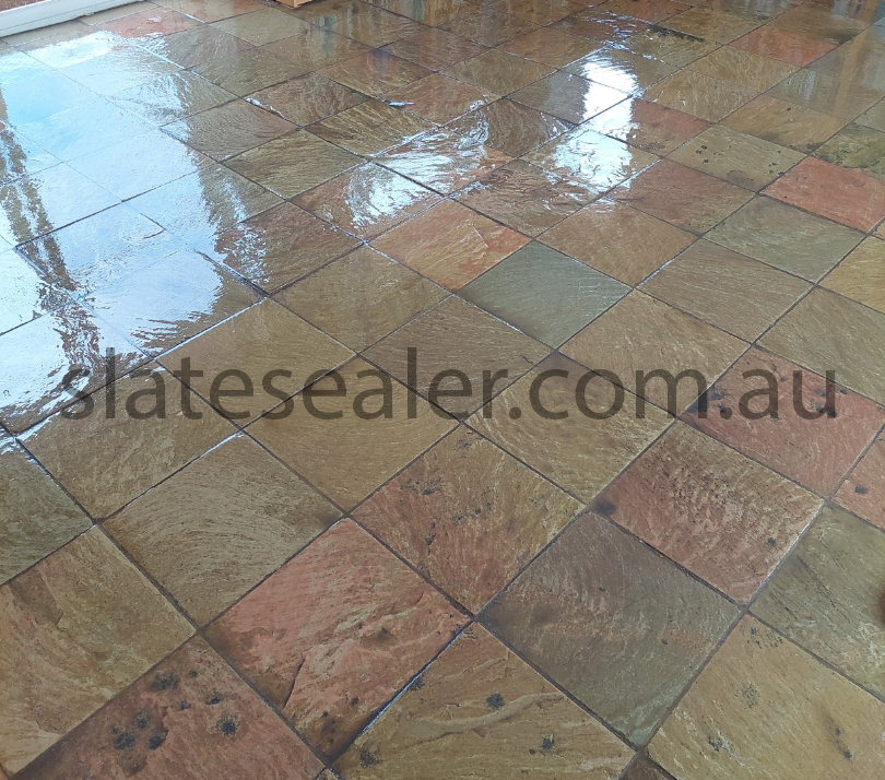  Mount Pleasant Slatestone sealing with topical sealer